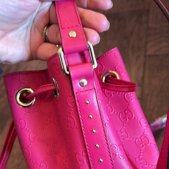 Stunning Gucci GG Guccissima Studded Bucket Bag - Picture 13 of 16